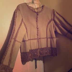 Genuine Garment w/ hand knitted lace